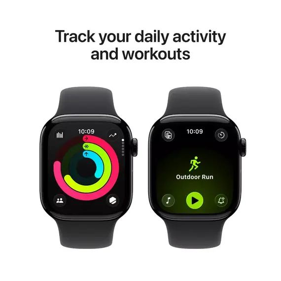 Apple Watch Series 11 GPS 42mm, Black Aluminium, S/M