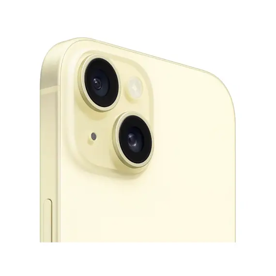 Black Apple iPhone 15 Yellow